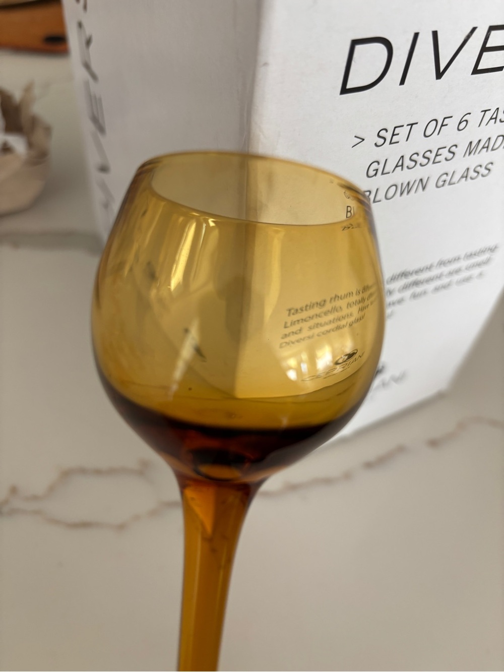 Diversi sipping Glass Goblet